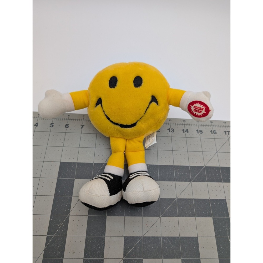 Smile Face Musical Plush Toy 9 Inch TB Trading Co WORKS Stuffed Animal Toy